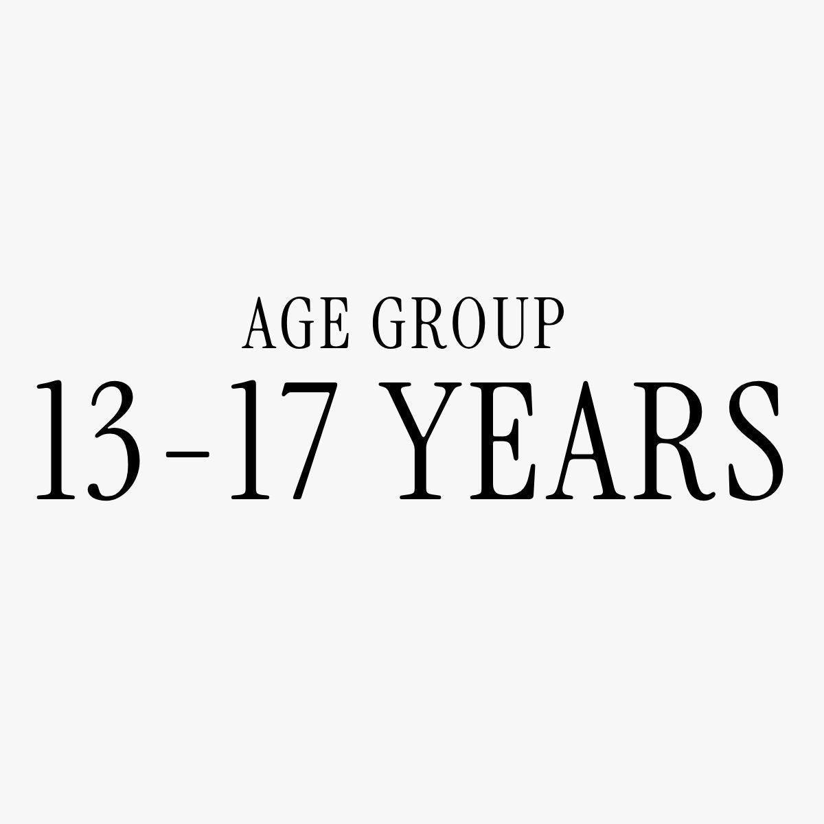 13–17 Years