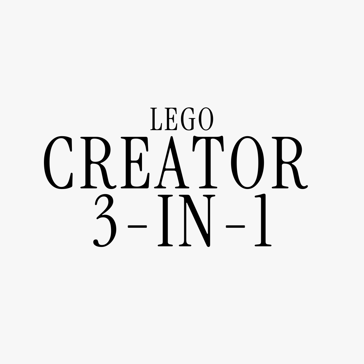 LEGO Creator 3-in-1