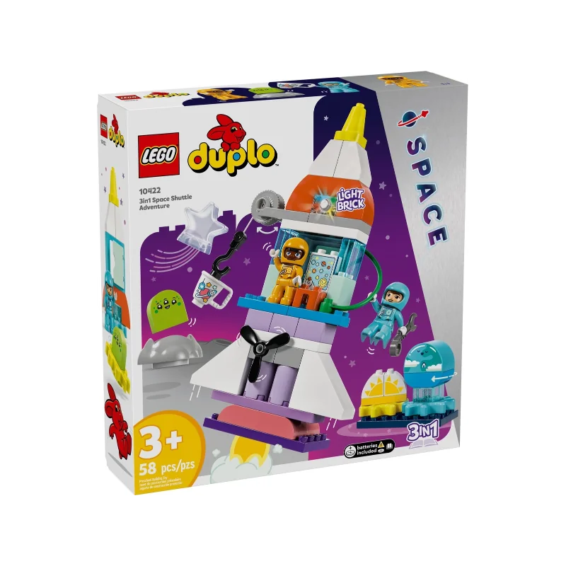 LEGO DUPLO 3-in-1 Space Shuttle Adventure