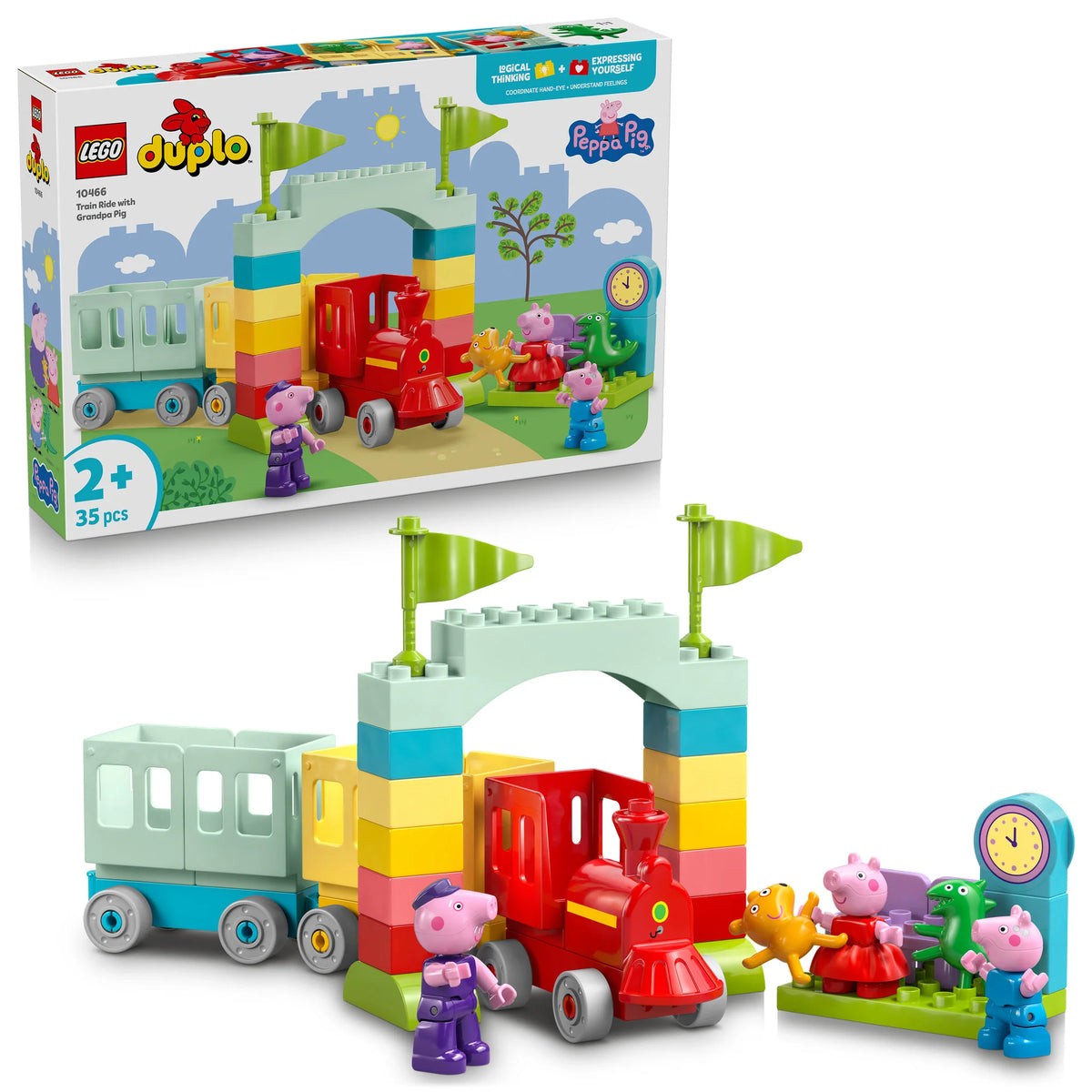 LEGO DUPLO Peppa Pig Train Ride with Grandpa Pig