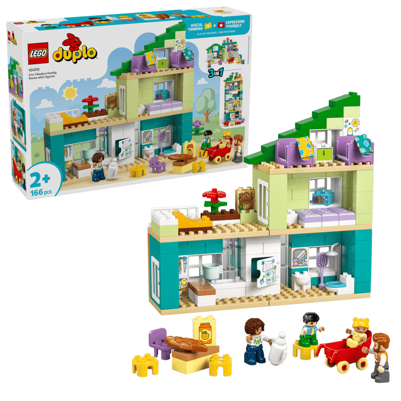 LEGO DUPLO 3-in-1 Modern Family House