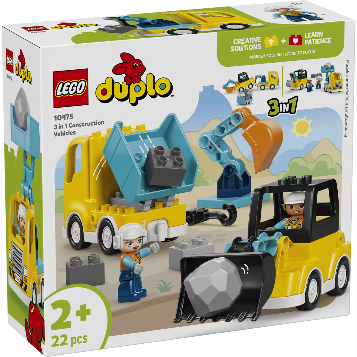 LEGO DUPLO 3-in-1 Construction Vehicles