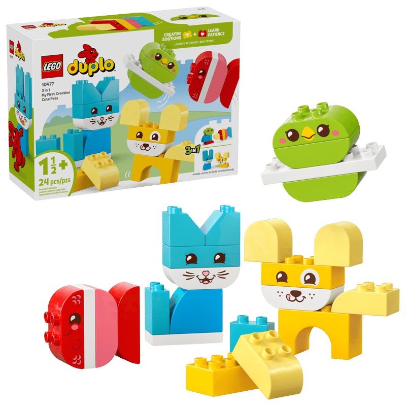 LEGO DUPLO My First 3-in-1 Creative Cute Pets