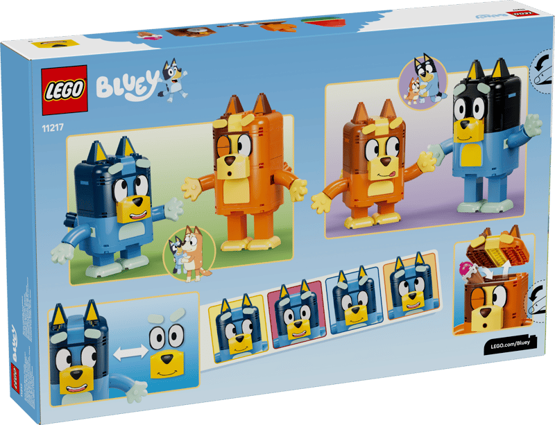 LEGO Bluey: Brick-Built Bluey Family