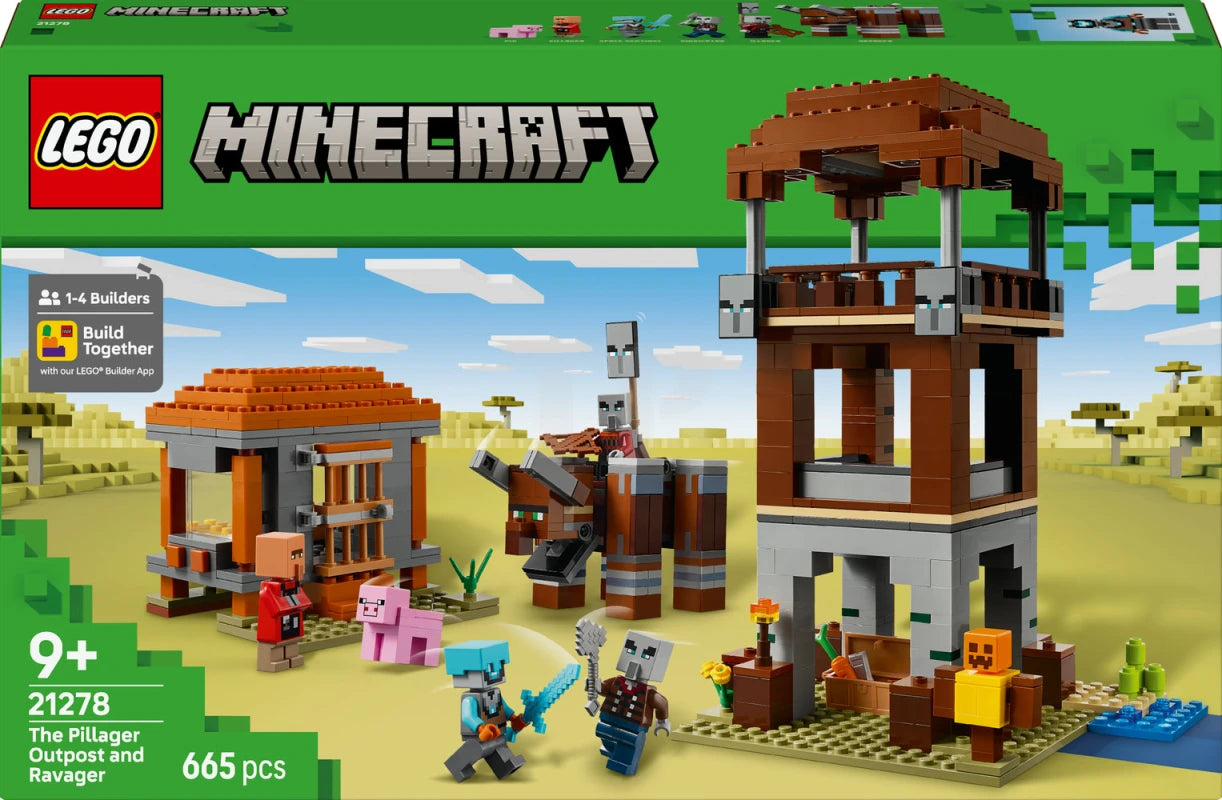 Minecraft: The Pillager Outpost and Ravager