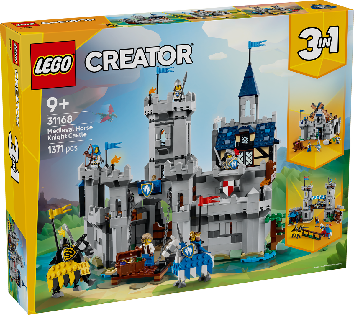 LEGO Creator 3-in-1 Medieval Horse Knight Castle