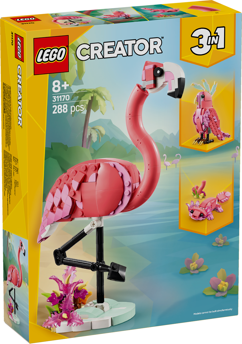 LEGO Creator 3-in-1 Wild Animals: Pink Flamingo