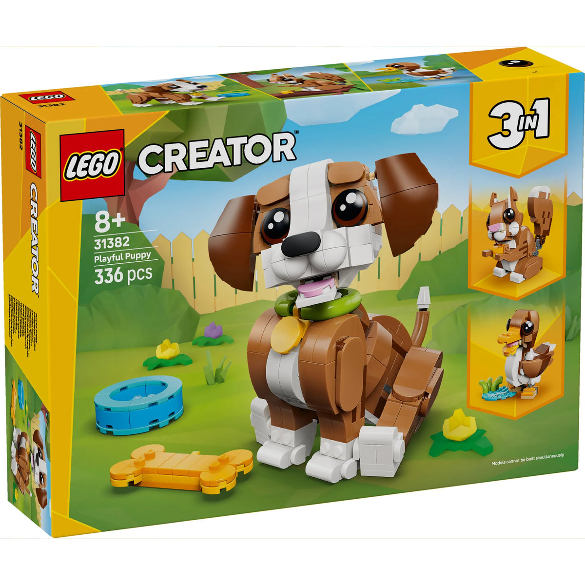 LEGO Creator 3-in-1 Cute Animals: Playful Puppy Dog