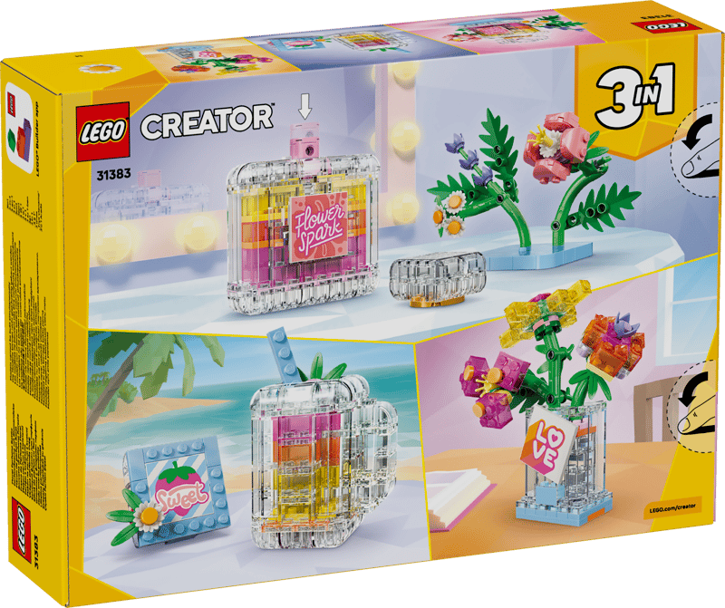 LEGO Creator 3-in-1: Floral Decor Perfume Bottle