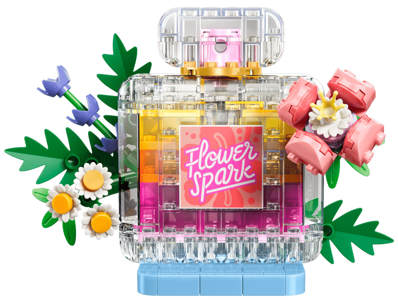 LEGO Creator 3-in-1: Floral Decor Perfume Bottle