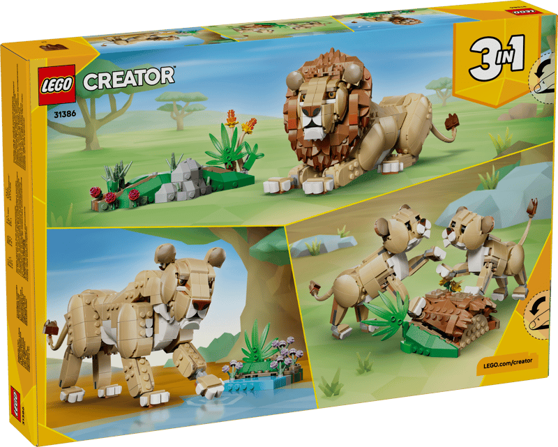 LEGO Creator 3-in-1 Wild Animals: Majestic Lion