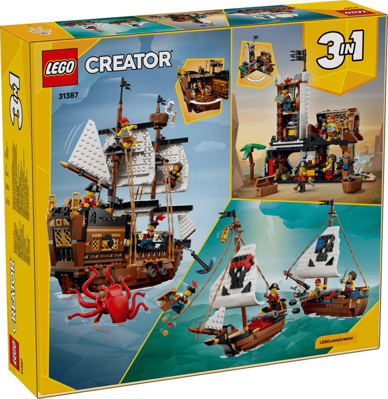 Creator 3-in-1: Iconic Pirate Ship