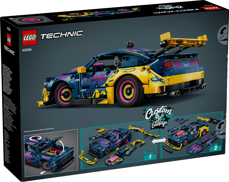 LEGO Technic: Custom Garage Ford Mustang GT Car