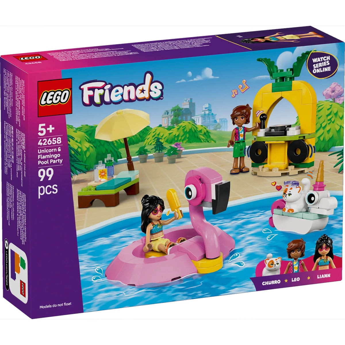 Friends: Unicorn & Flamingo Pool Party