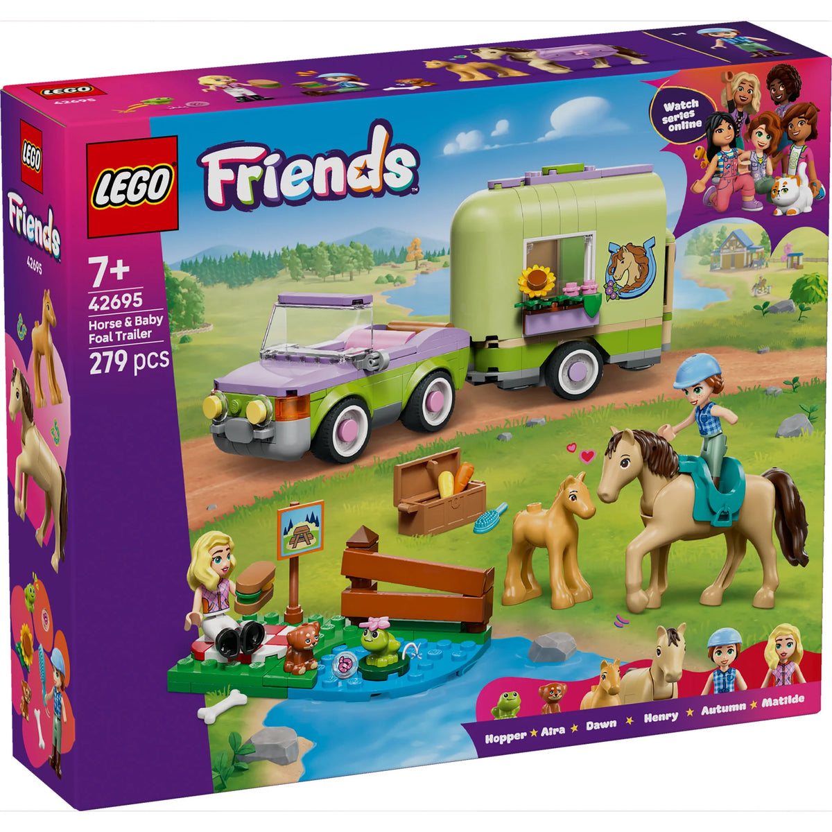 Friends: Horse & Baby Foal Trailer