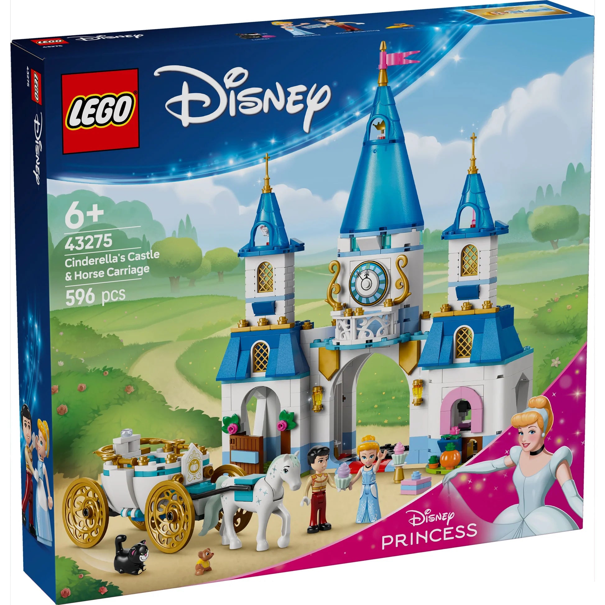 Disney Princess: Cinderella's Castle & Horse Carriage