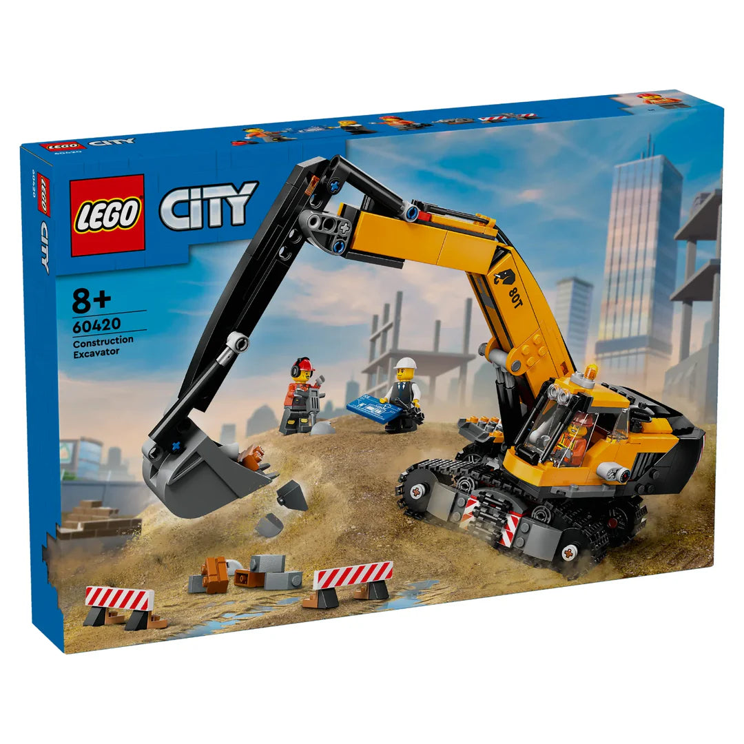 LEGO City Yellow Construction Excavator
