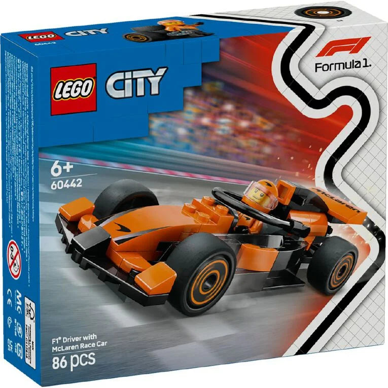 City: F1 Driver with McLaren Race Car