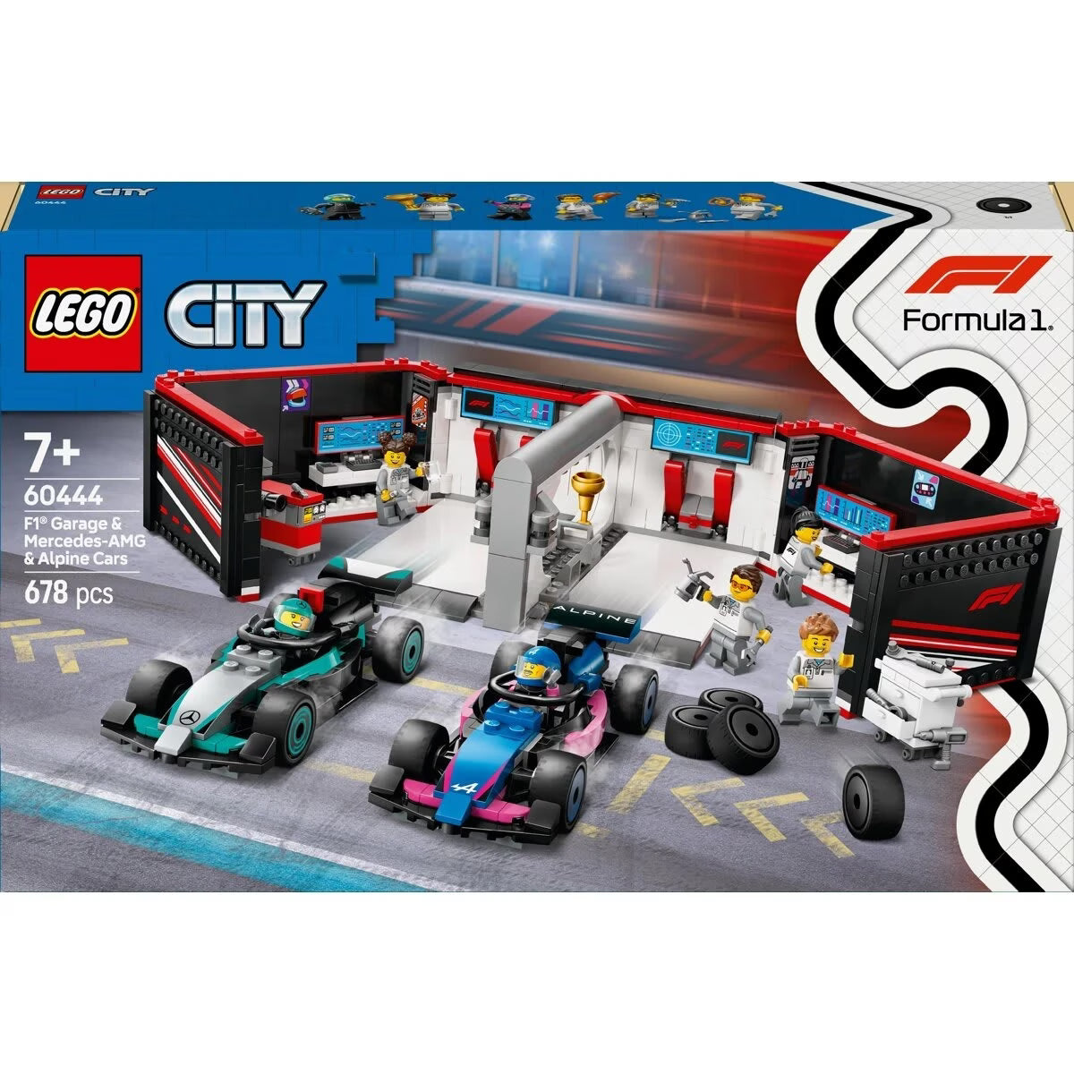 City: F1 Garage & Mercedes-AMG & Alpine Cars