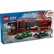 City: F1 Truck with RB20 & AMR24 F1 Cars