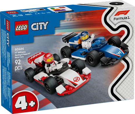 City: F1 Williams Racing & Haas F1 Race Cars
