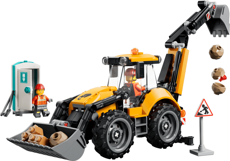 LEGO City: Yellow Backhoe Loader