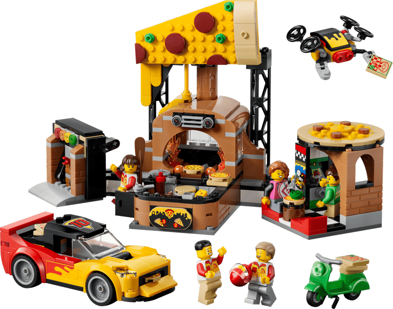 LEGO City: Pizza Delivery Experience with Vehicles