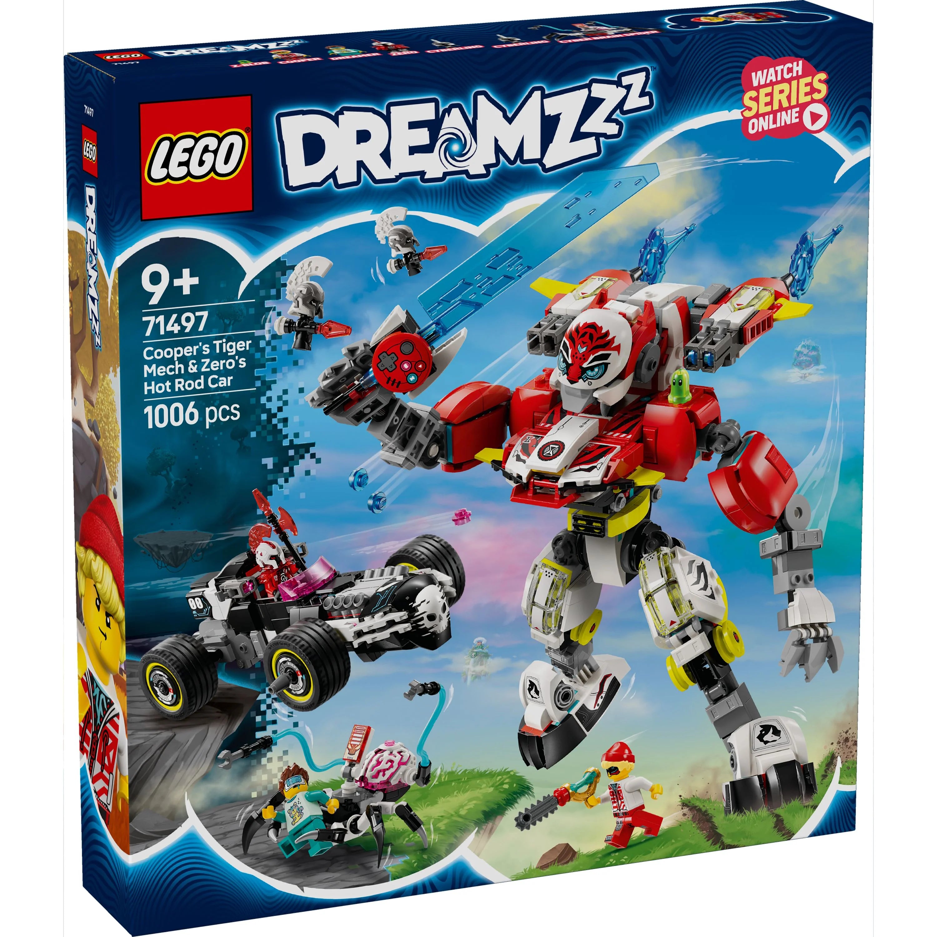 DREAMZzz: Cooper's Tiger Mech & Zero's Hot Rod Car
