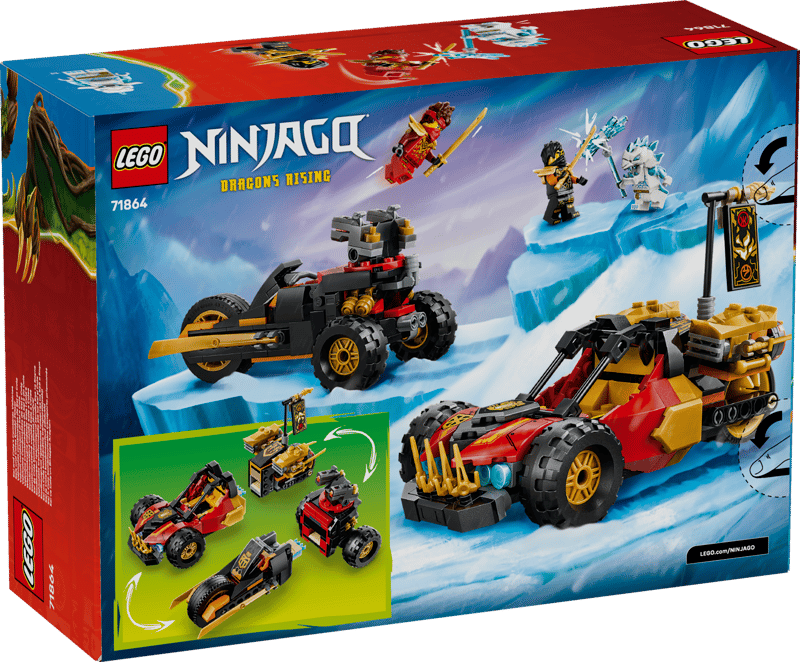 LEGO NINJAGO: Kai and Cole's Combiner Vehicles