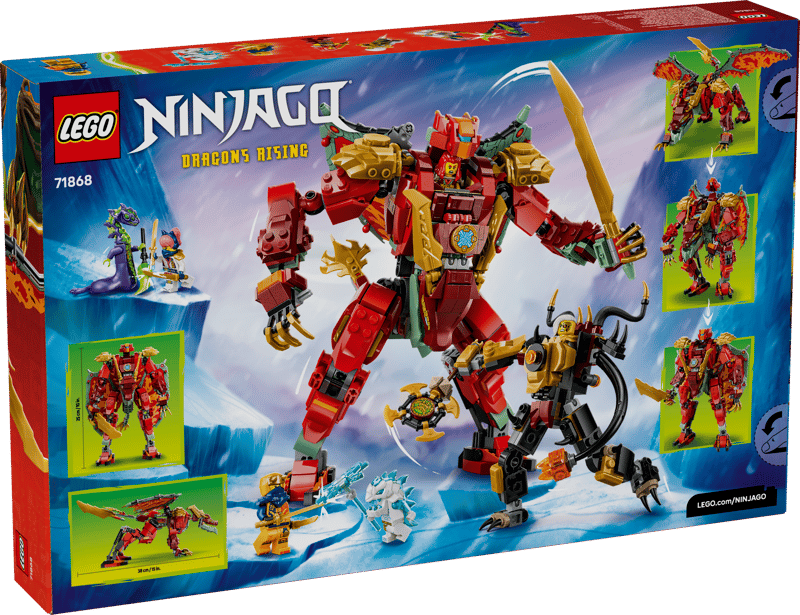 LEGO NINJAGO: Wyldfyre's Transforming Dragon Mech