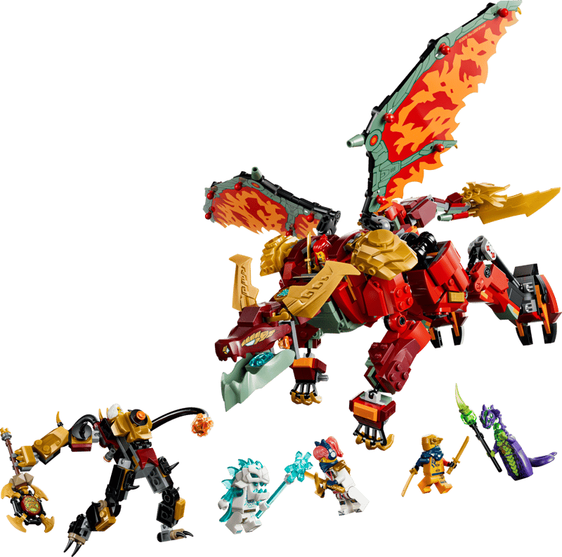 LEGO NINJAGO: Wyldfyre's Transforming Dragon Mech