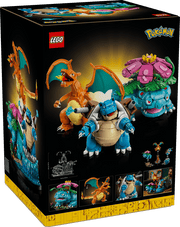 Venusaur, Charizard and Blastoise