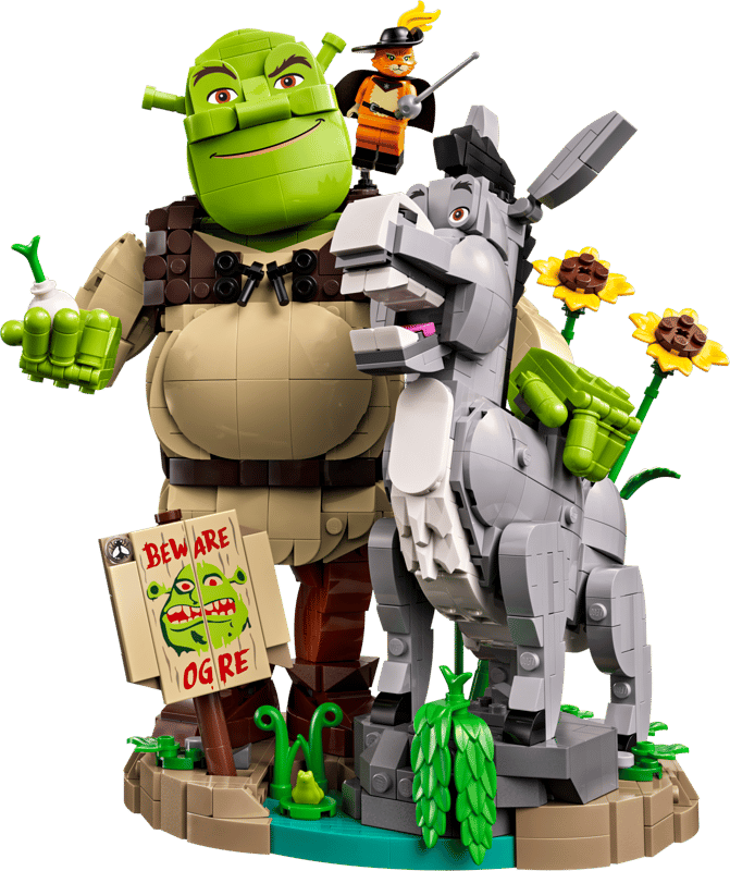 Shrek, Donkey & Puss in Boots