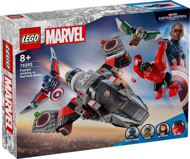 LEGO Marvel Captain America vs Red Hulk Battle