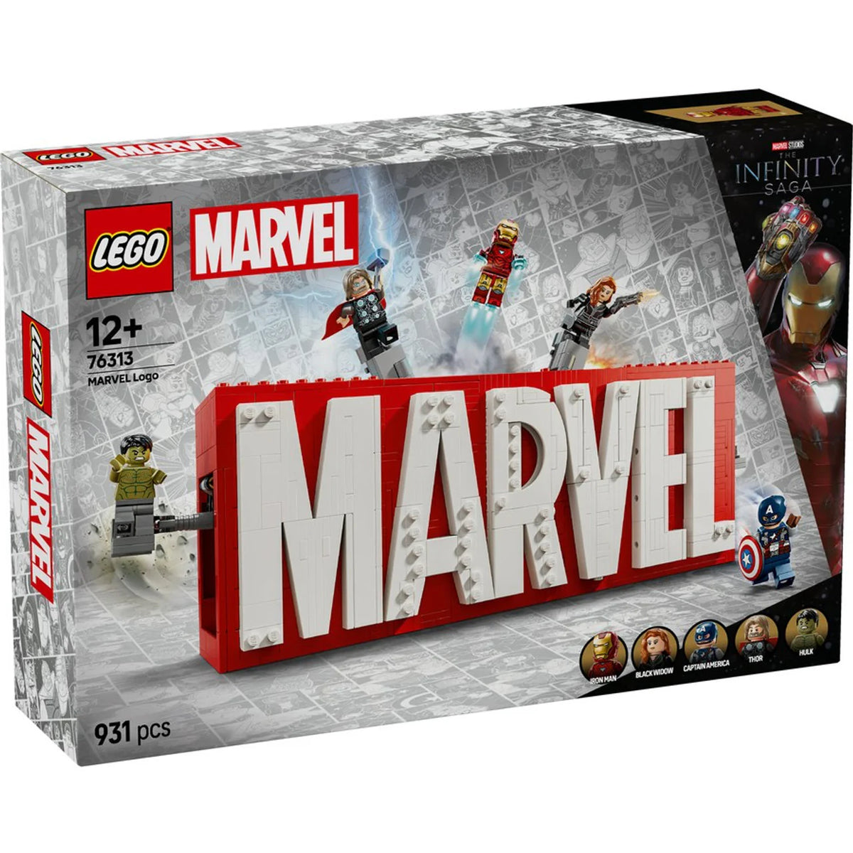 Marvel: MARVEL Logo & Minifigures