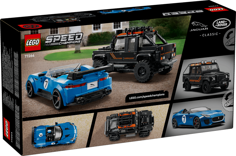 LEGO Speed Champions: Jaguar Project 7 & Land Rover Defender