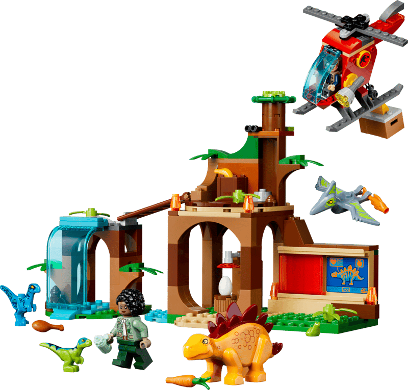 LEGO Jurassic World: Velociraptor, Stegosaurus & Pteranodon Rescue