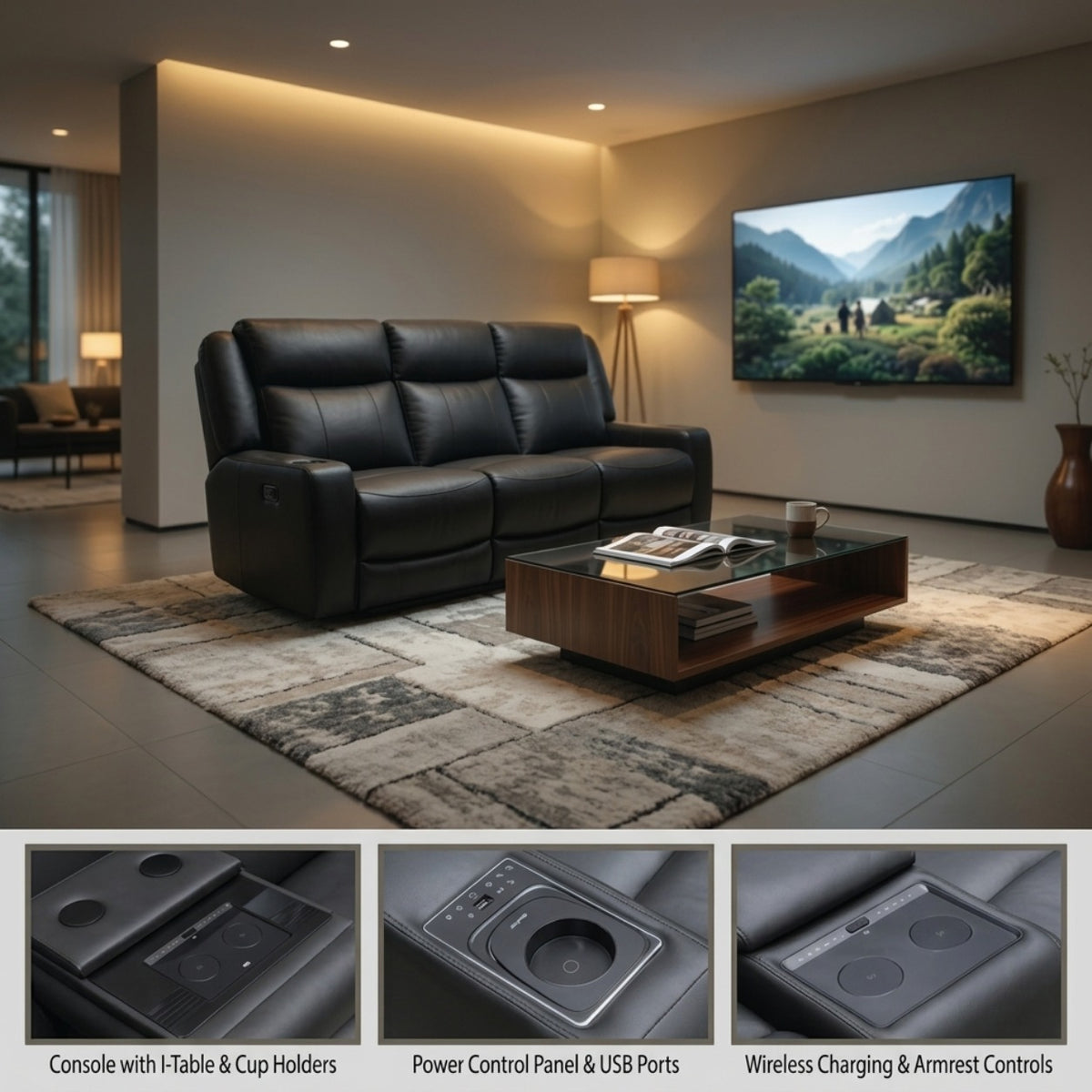 Hero 3 Seater Sofa - Tech Meets Comfort