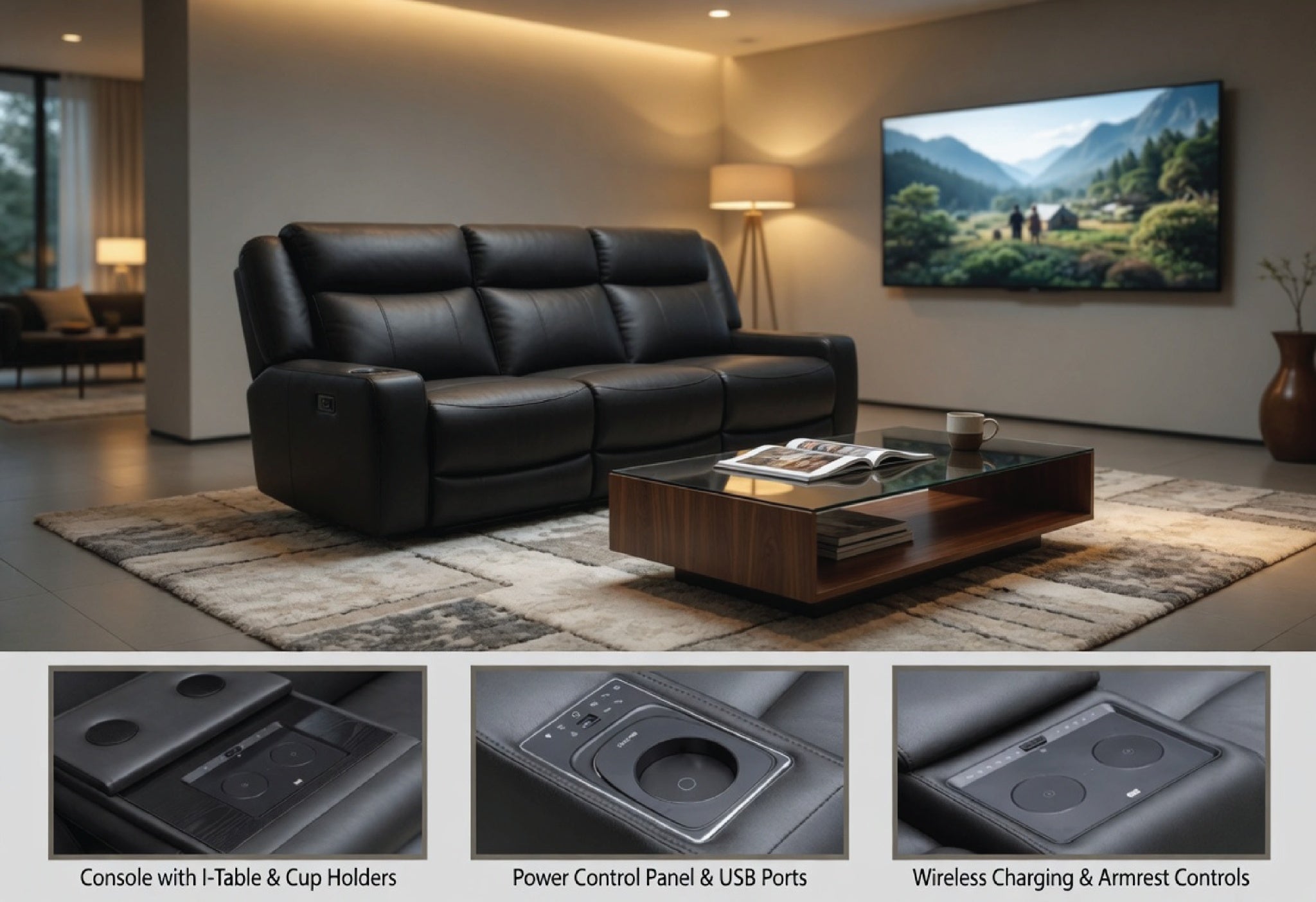 Hero 3 Seater Sofa - Tech Meets Comfort