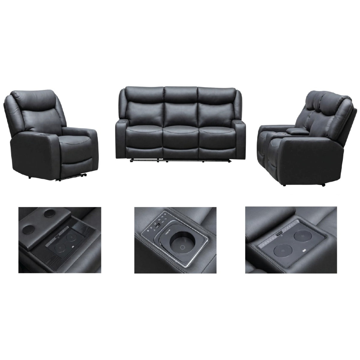 Hero 3 Seater Sofa - Tech Meets Comfort