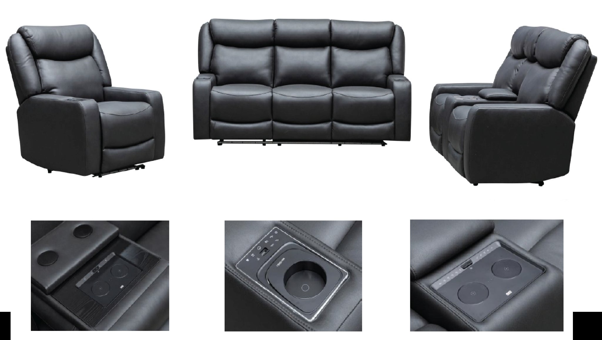 Hero 3 Seater Sofa - Tech Meets Comfort