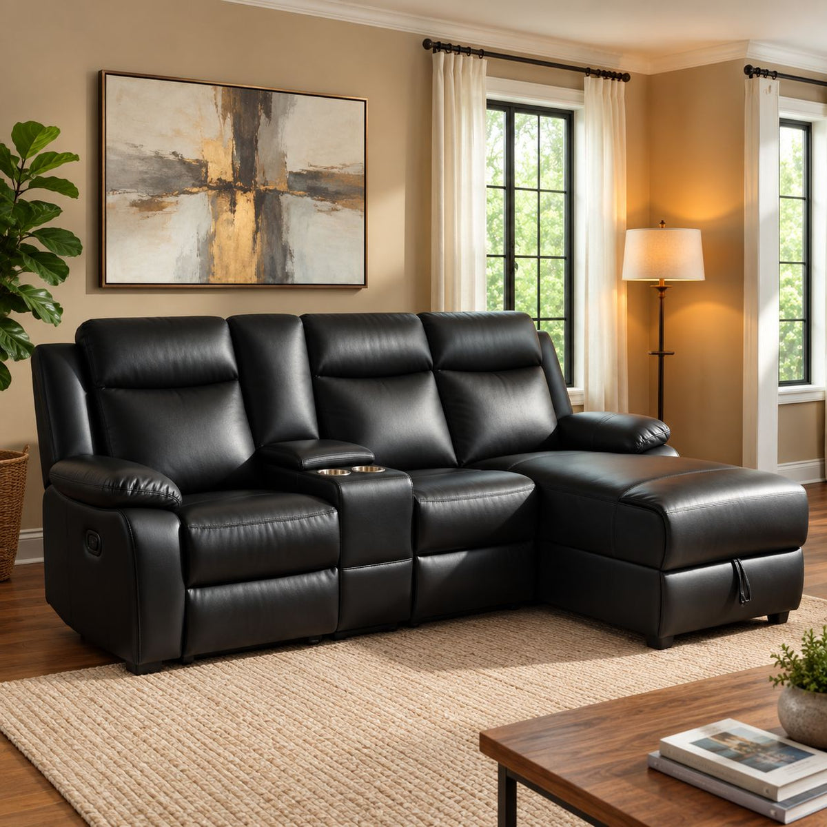 Bentley 3-Seater Recliner Sofa with Chaise