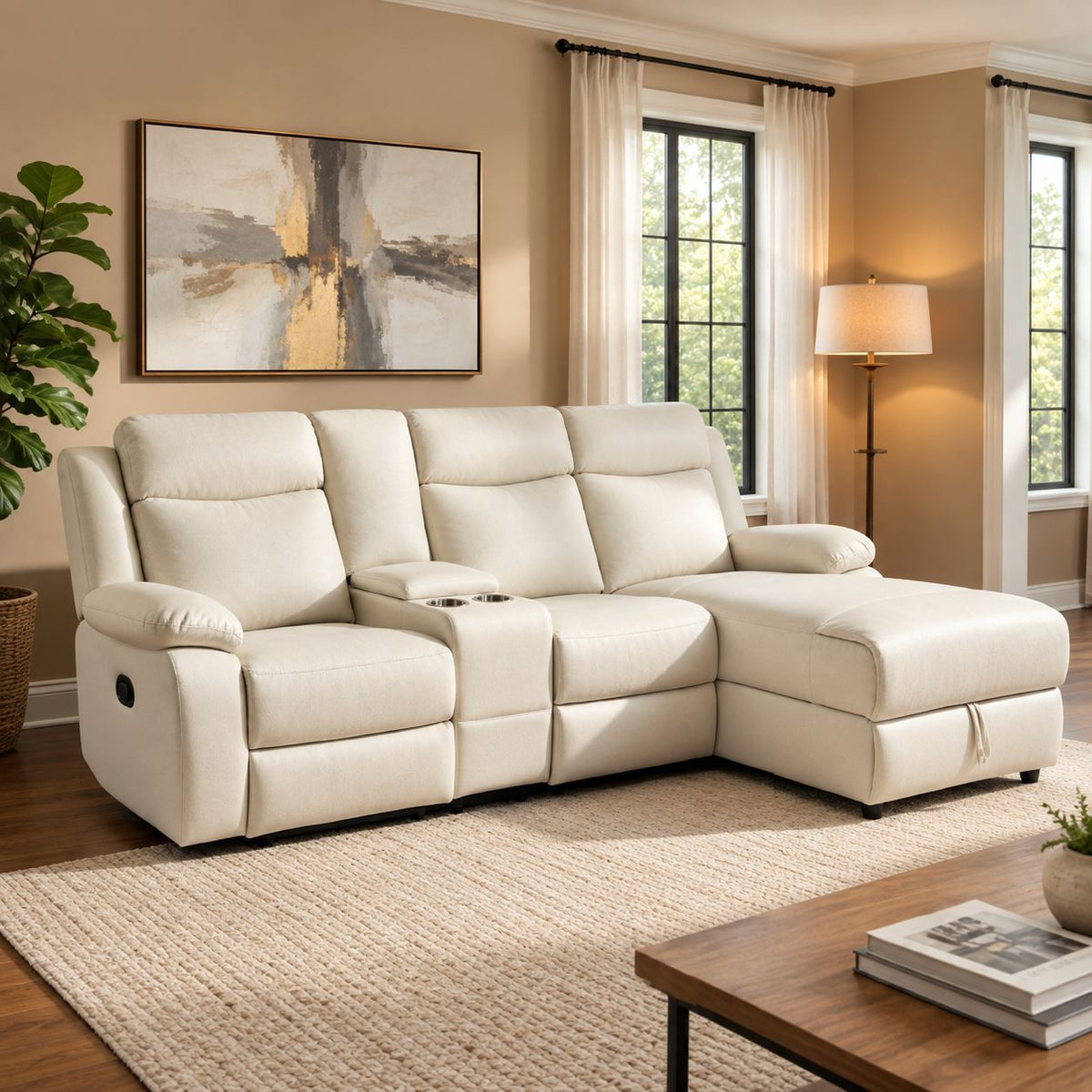 Bentley 3-Seater Recliner Sofa with Chaise