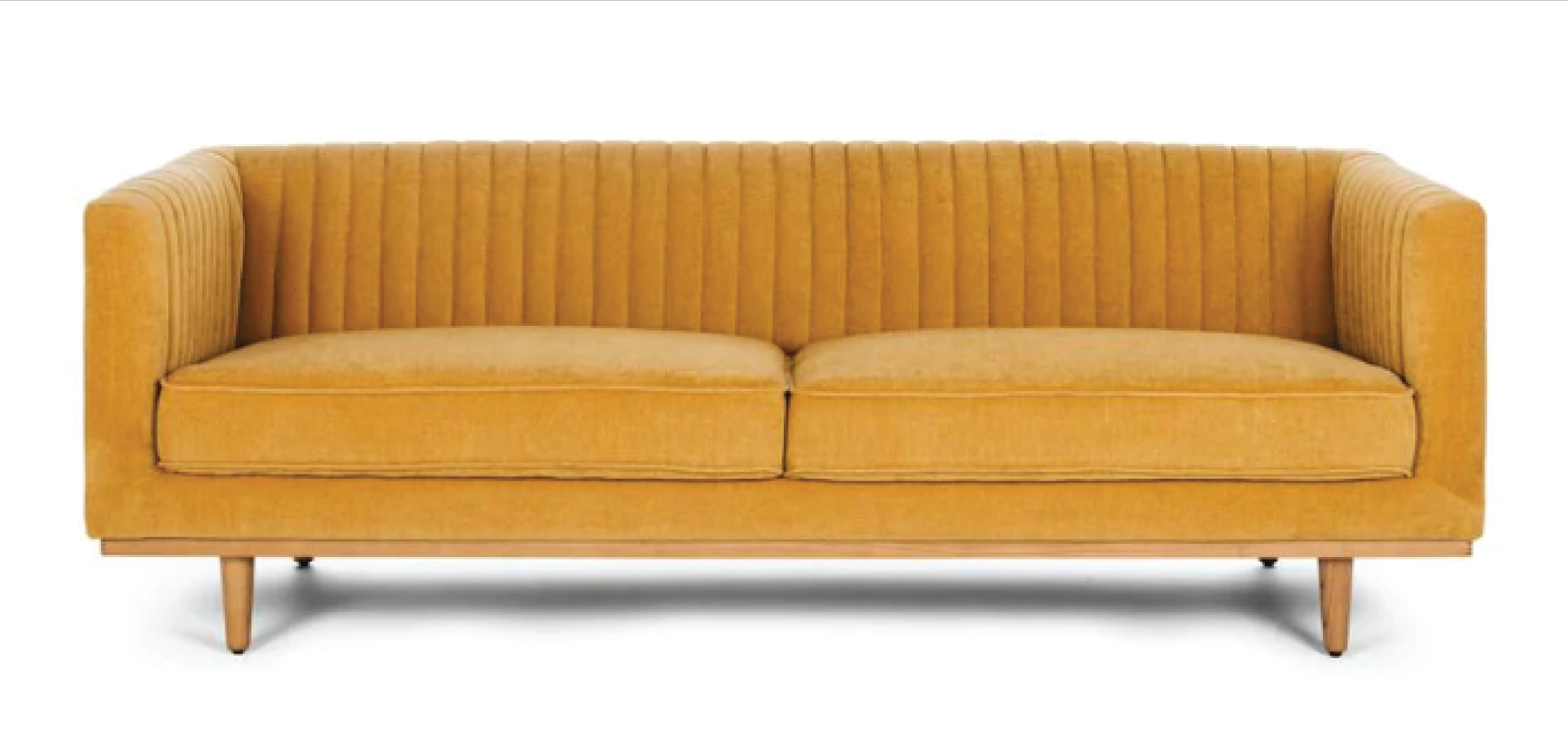 Madison 3 Seater Honey Gold