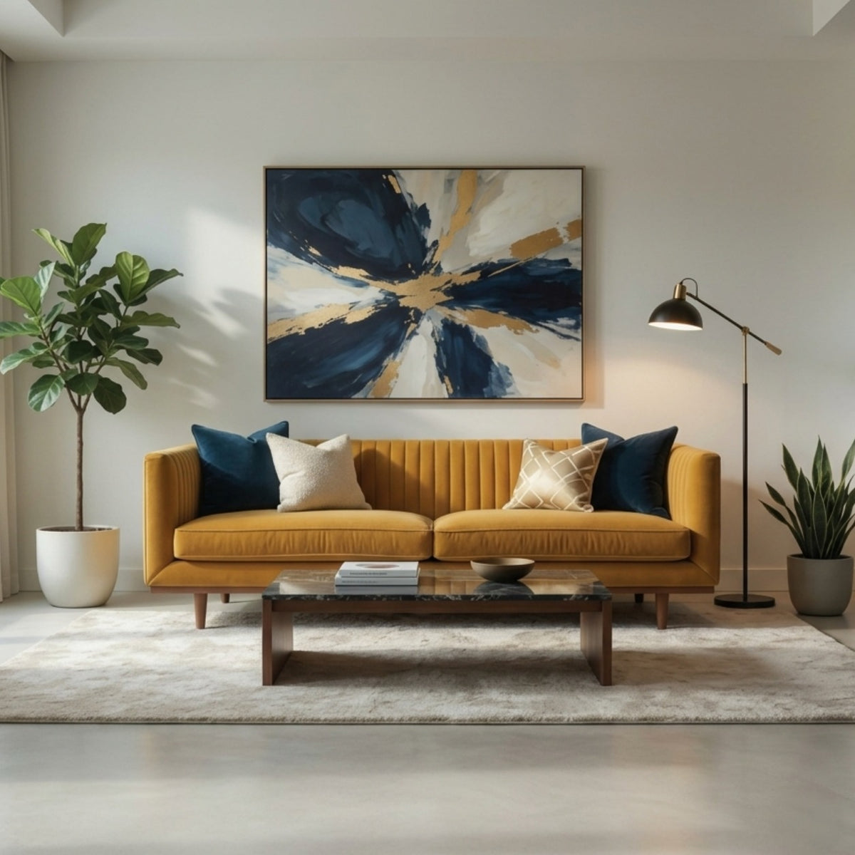 Madison 3 Seater Honey Gold