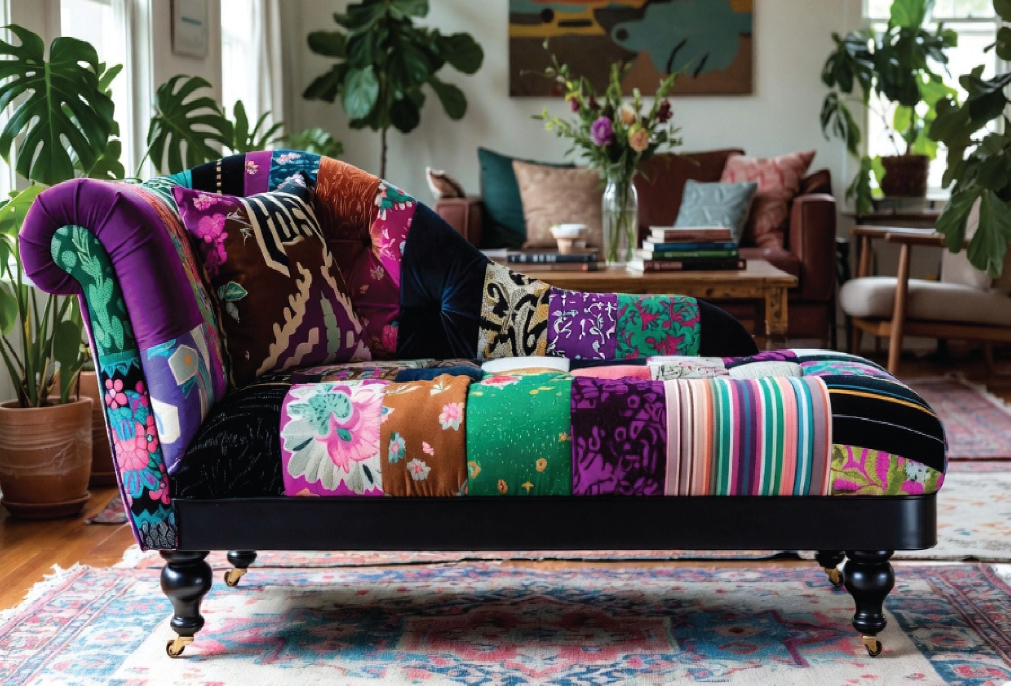 Patchwork Chaise