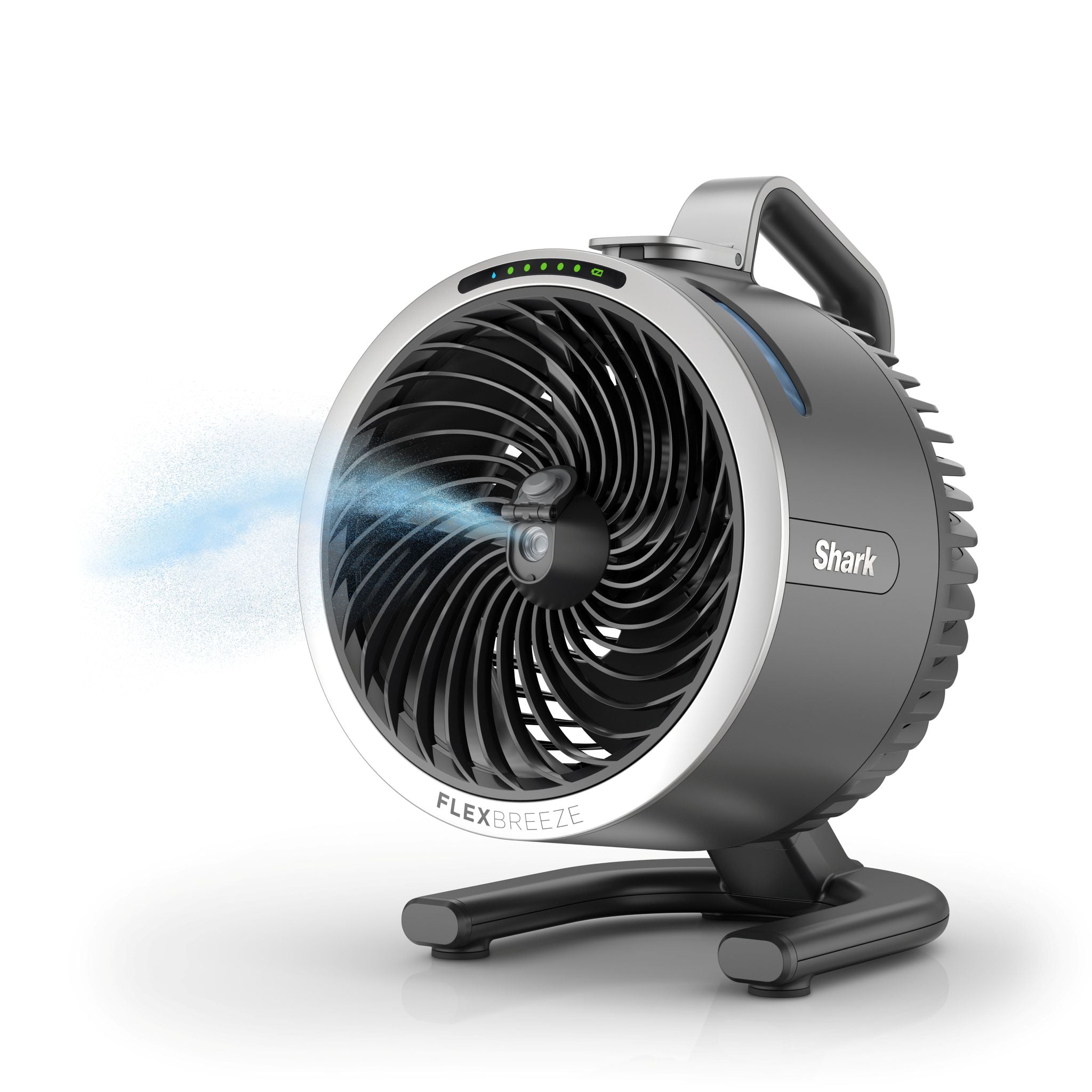 Shark FlexBreeze HydroGo Misting Portable Fan Dark Grey