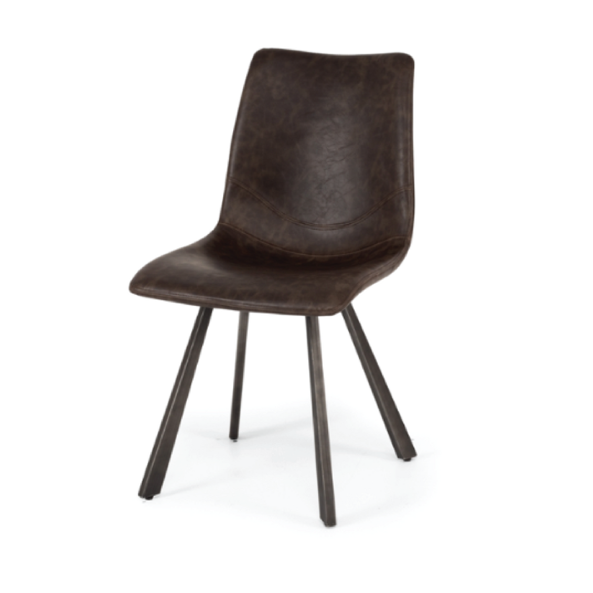 Rustic Chair Vintage Dark Brown (PU)