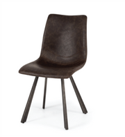 Rustic Chair Vintage Dark Brown (PU)