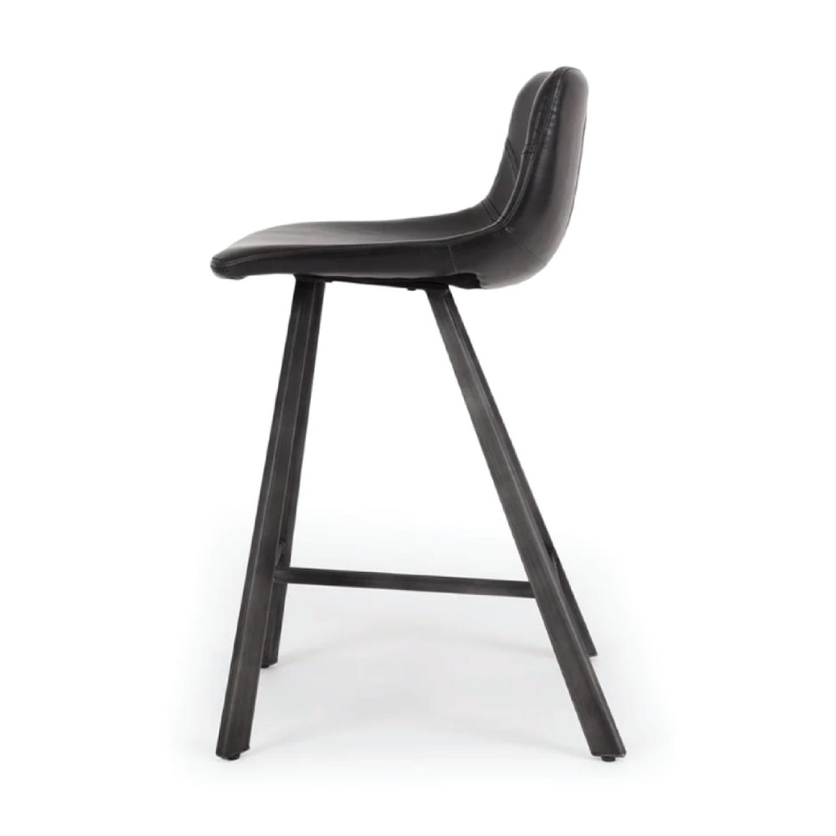 Rustic Barstool Vintage Black (PU)